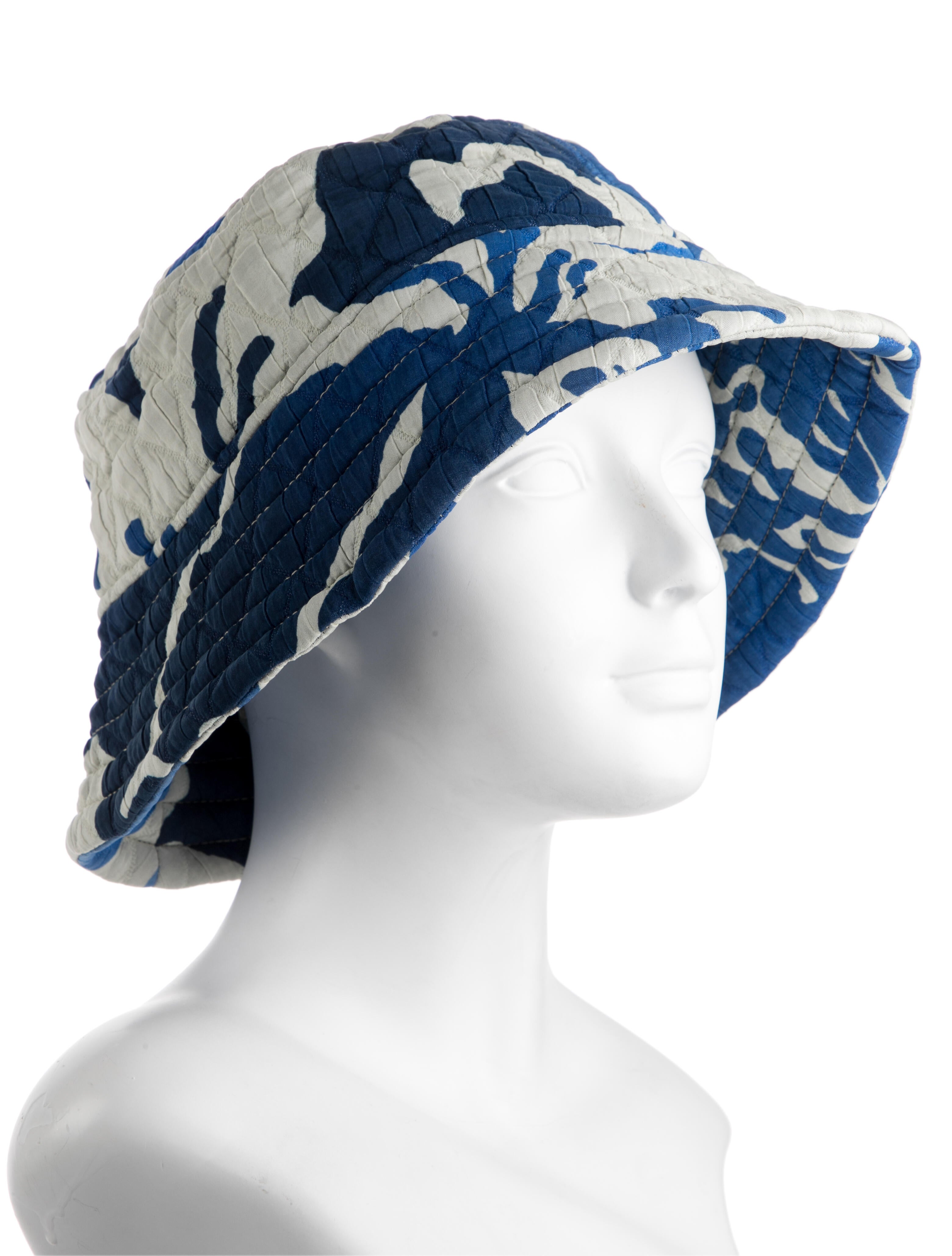 Dries Van Noten Pattern Print Bucket Hat w/Tags