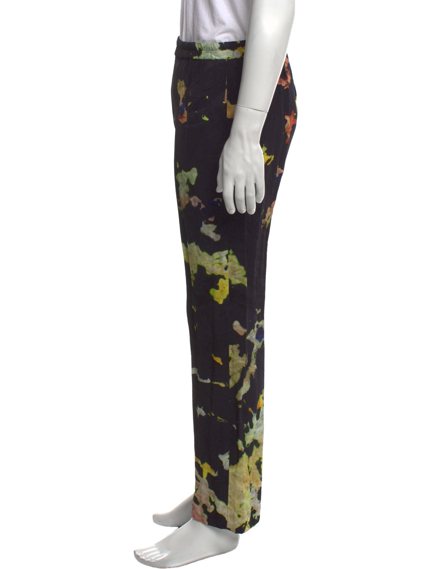 Dries Van Noten Tie-Dye Print Pants