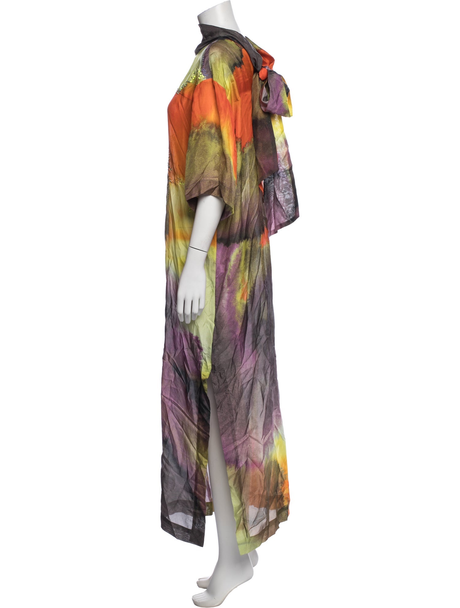 Dries Van Noten Silk Long Dress