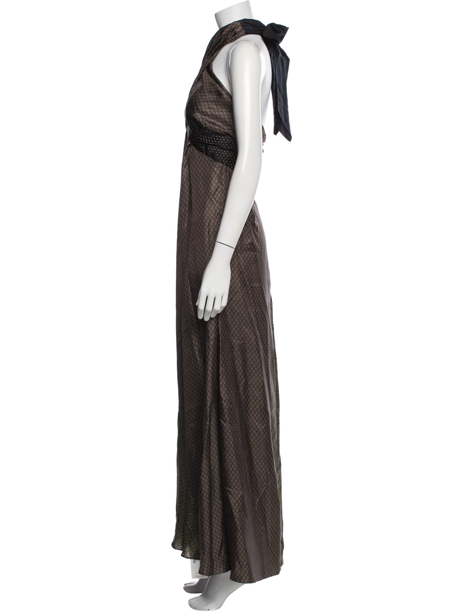 Dries Van Noten Silk Long Dress w/ Tags
