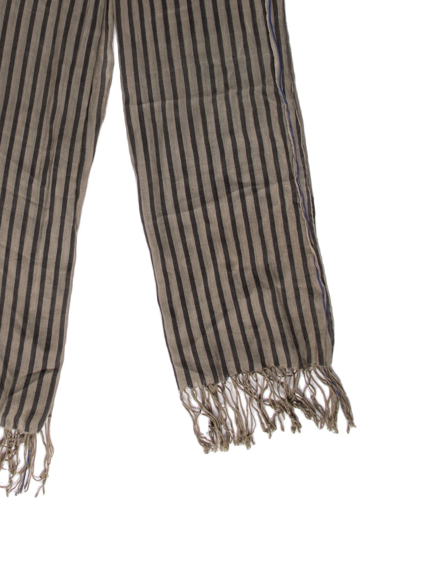 Dries Van Noten Cashmere Striped Scarf