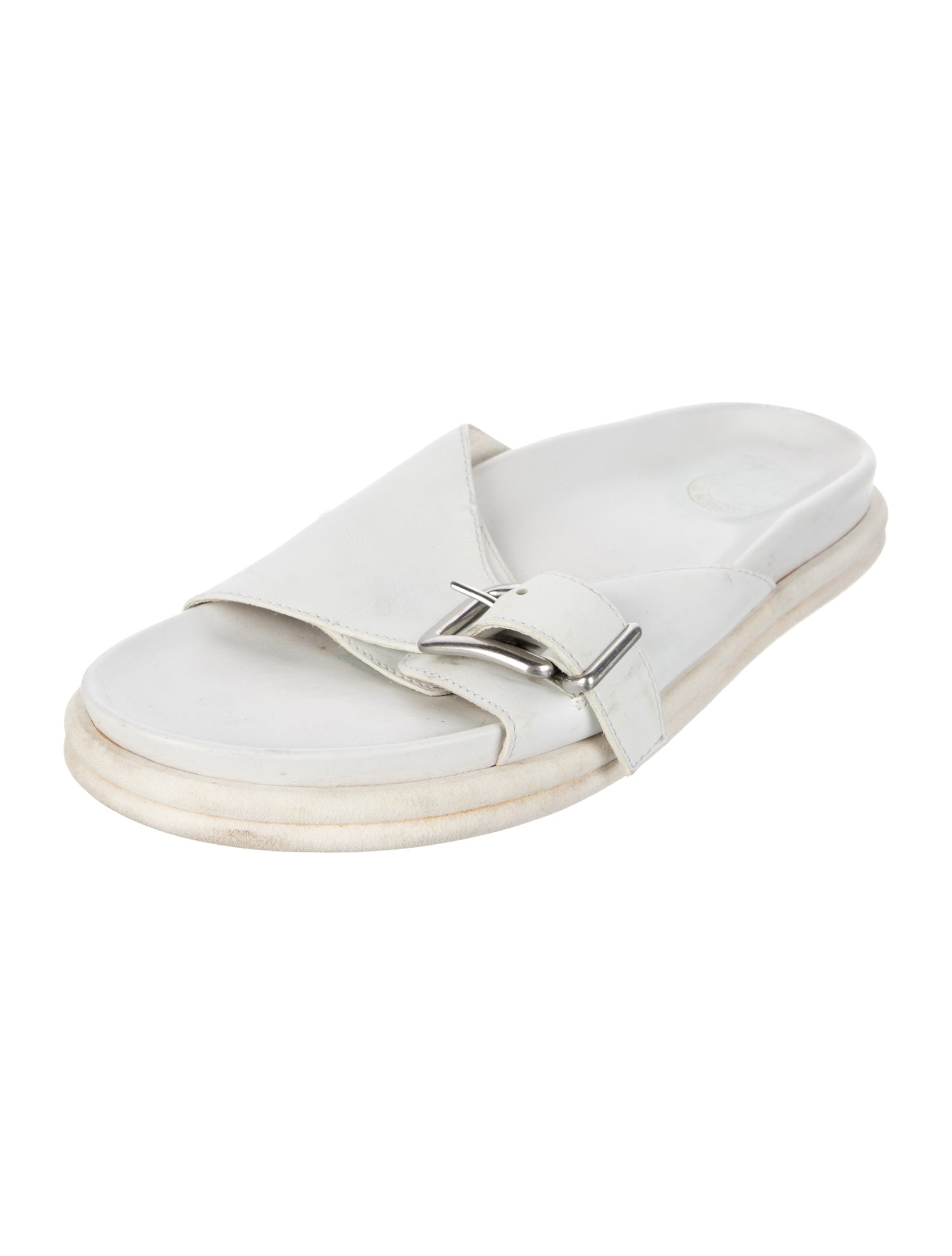 Dries Van Noten Leather Slides