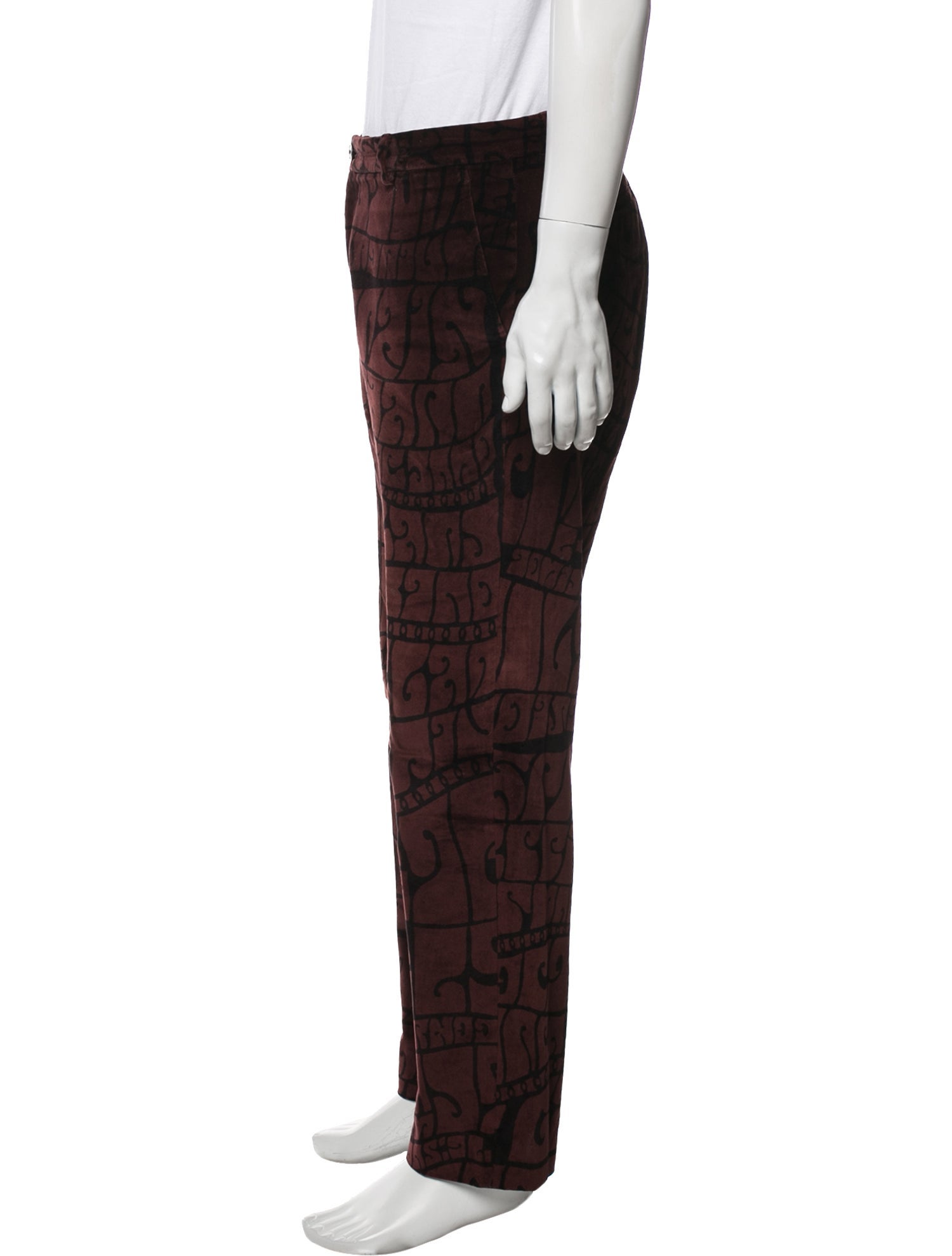 Dries Van Noten Printed Pants