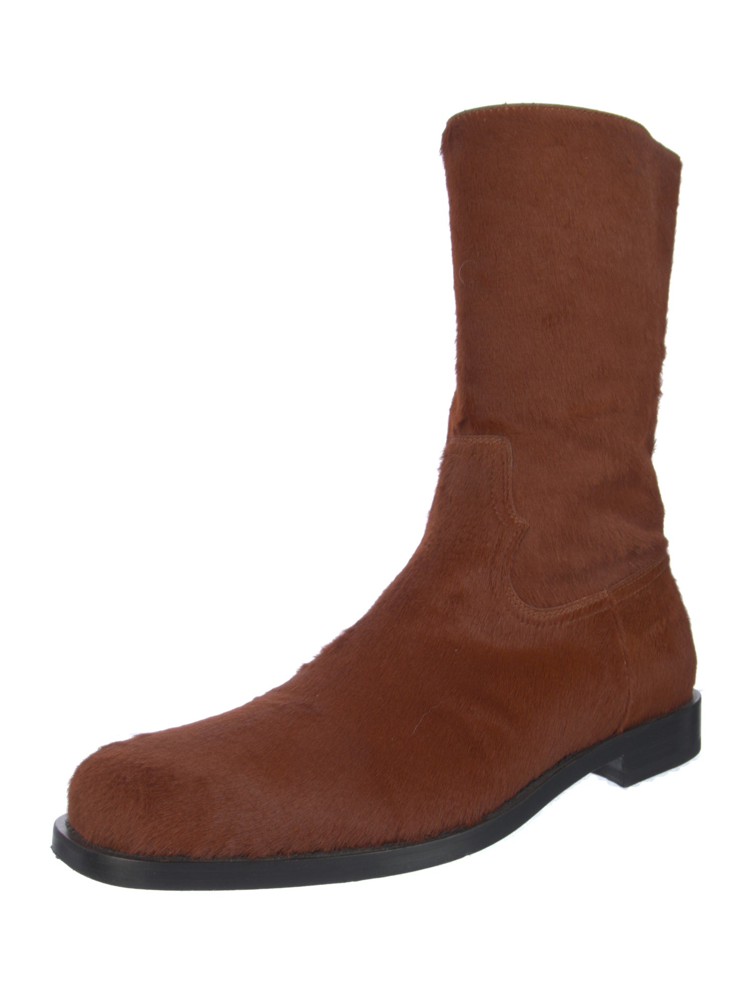 Dries Van Noten Ponyhair Boots