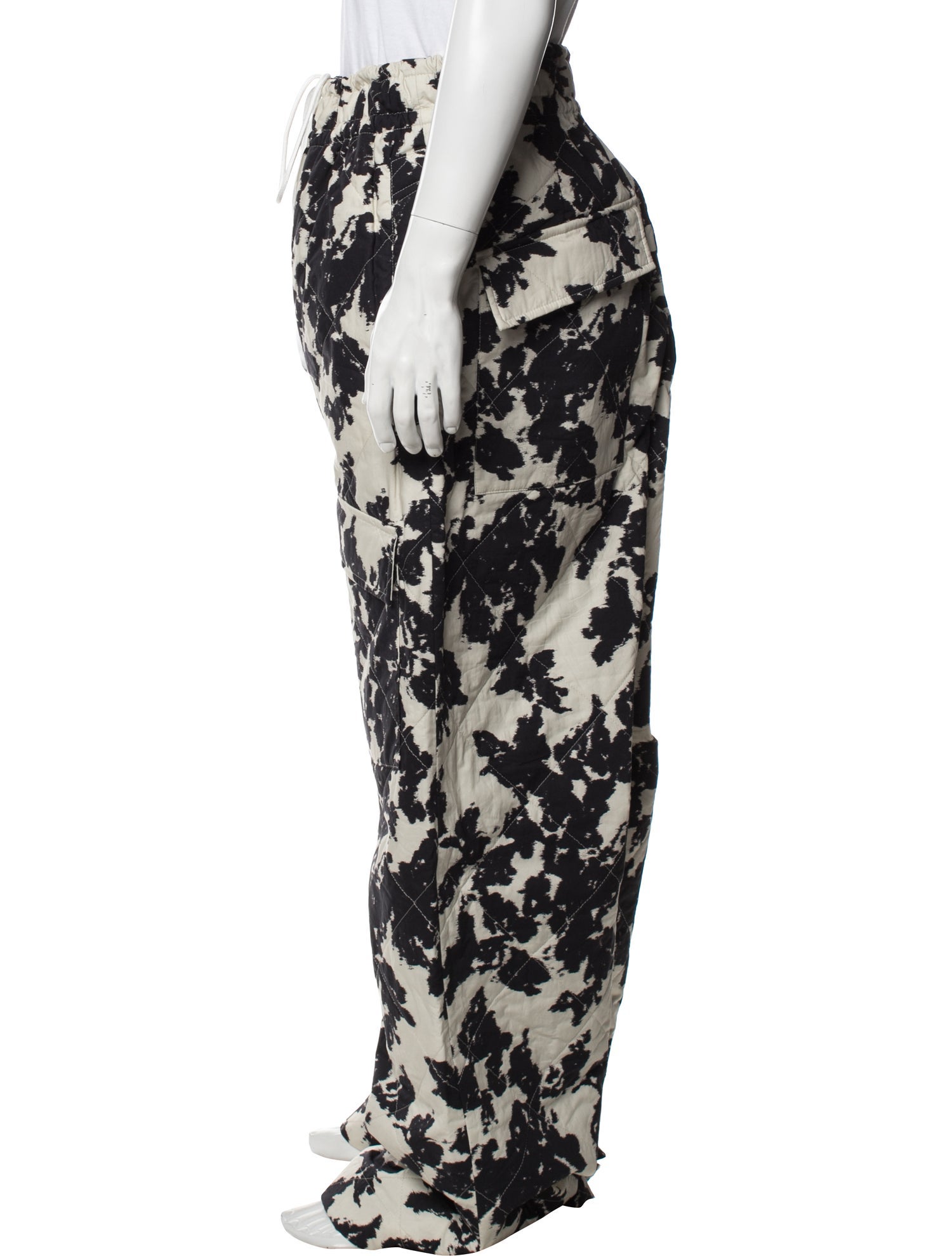 Dries Van Noten Printed Cargo Pants