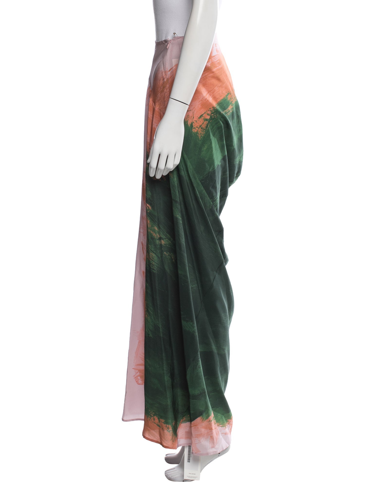 Dries Van Noten Silk Long Skirt w/ Tags