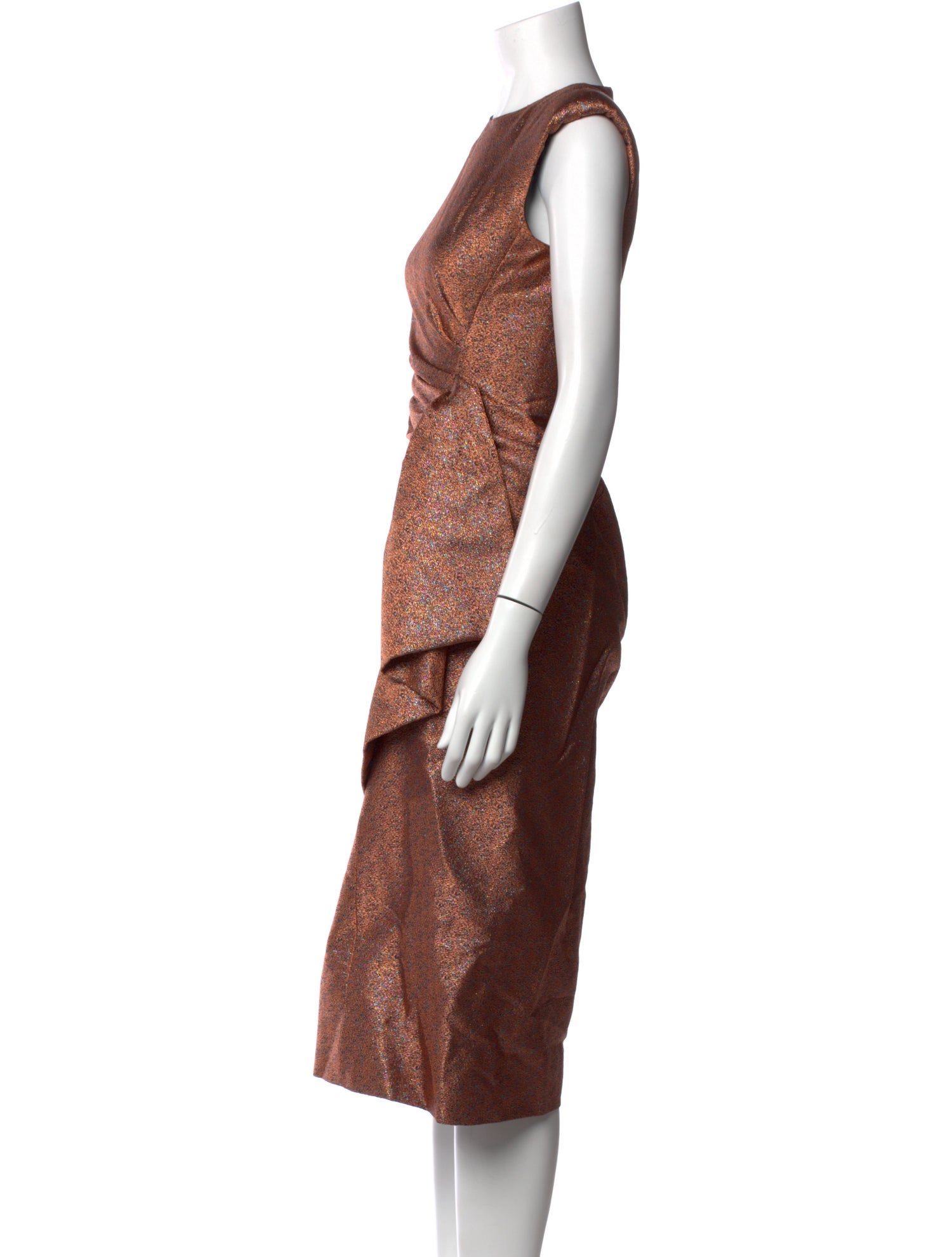 Dries Van Noten Patterned Midi Length Dress