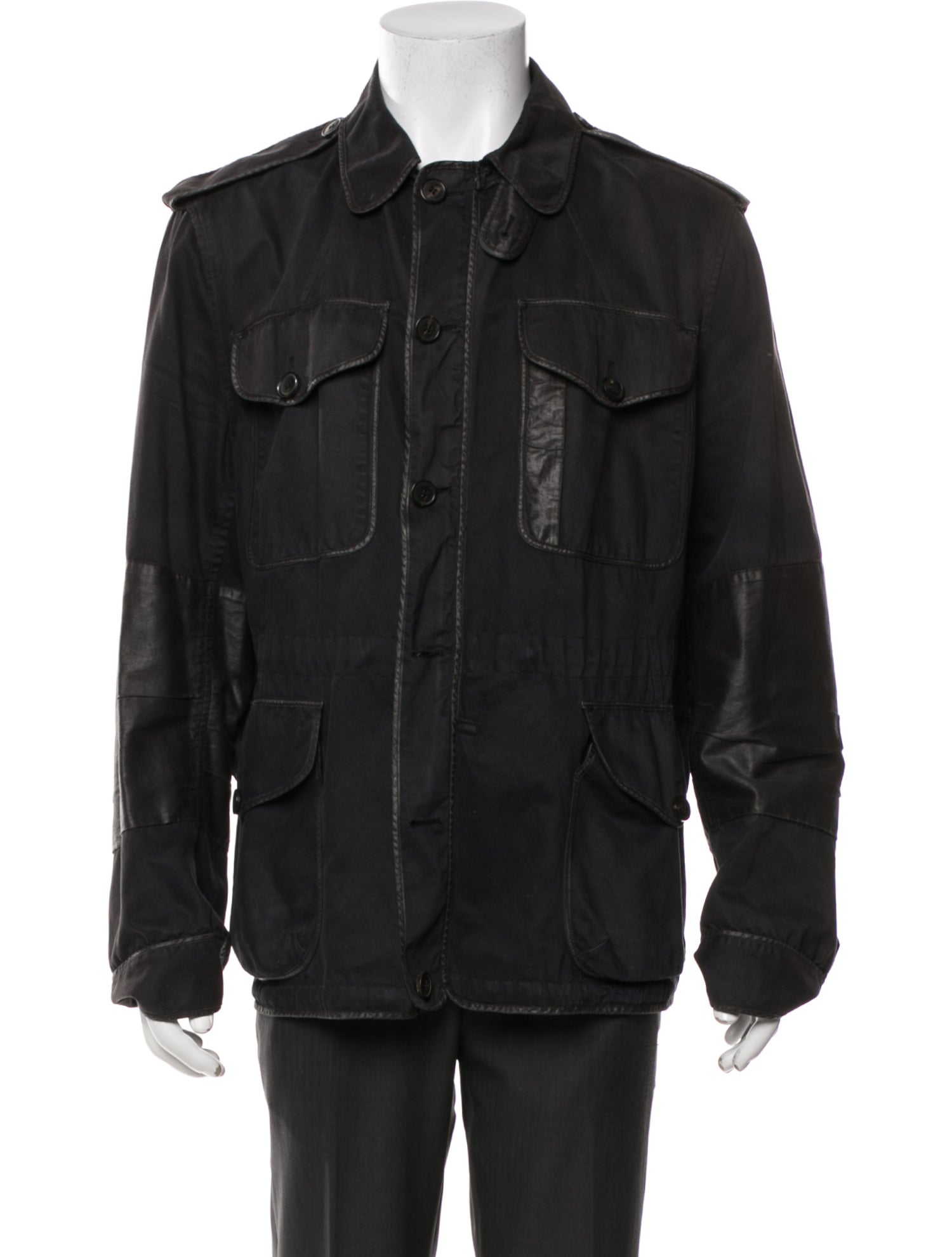 Neil Barrett Leather Jacket - Brown Outerwear, Clothing - NEB26767