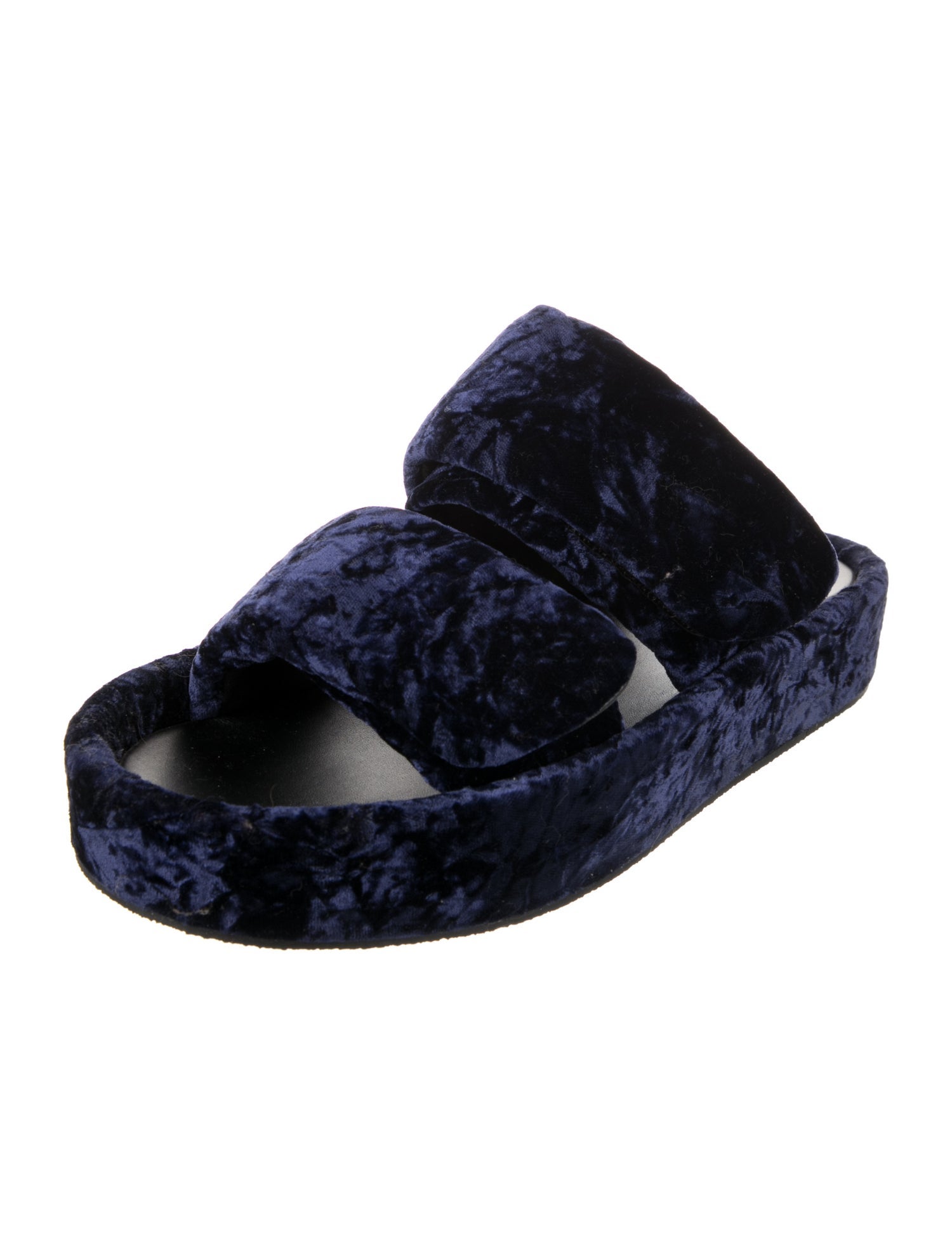 Dries Van Noten Velvet Slides