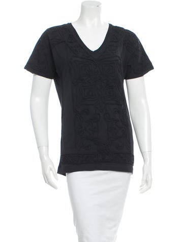 Dries Van Noten V-Neck Top w/ Tags