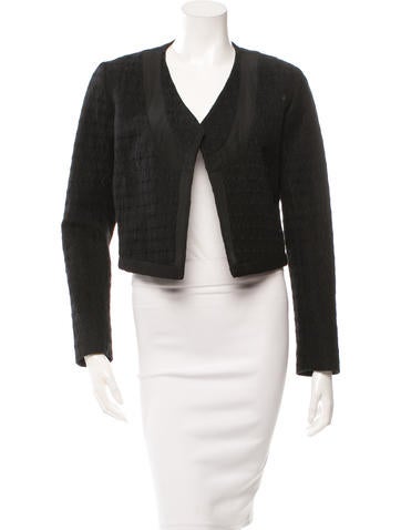 Dries Van Noten Patterned Open Front Jacket