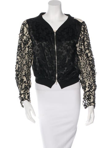 Dries Van Noten Jacquard Embellished Jacket