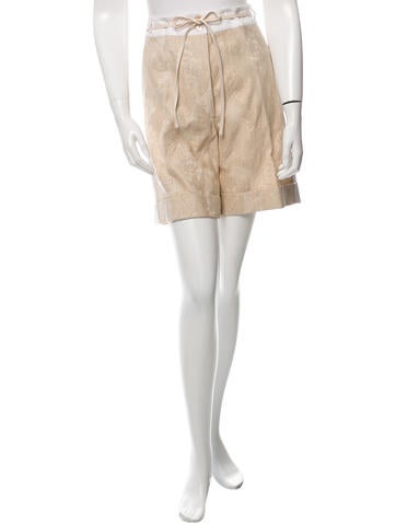 Dries Van Noten Patterned Knee-Length Shorts w/ Tags