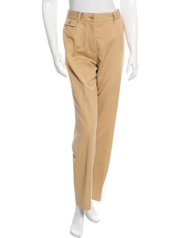 Dries Van Noten High-Rise Straight-Leg Pants w/ Tags