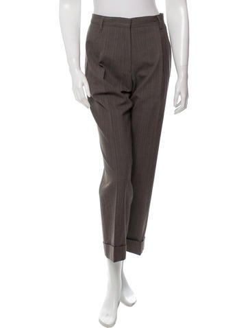 Dries Van Noten Wool Pinstripe Pants w/ Tags
