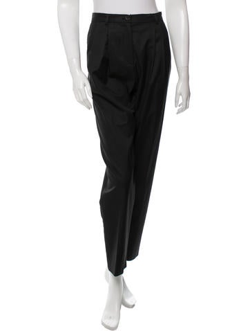 Dries Van Noten High-Rise Pleated Pants w/ Tags