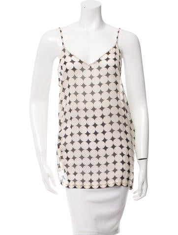 Dries Van Noten Silk Printed Top w/ Tags