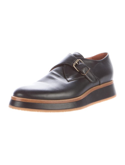 Dries Van Noten Leather Platform Oxfords Shoes