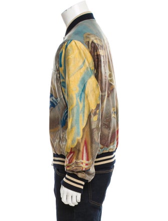 Dries Van Noten 2017 Tapestry Reversible Bomber Jacket