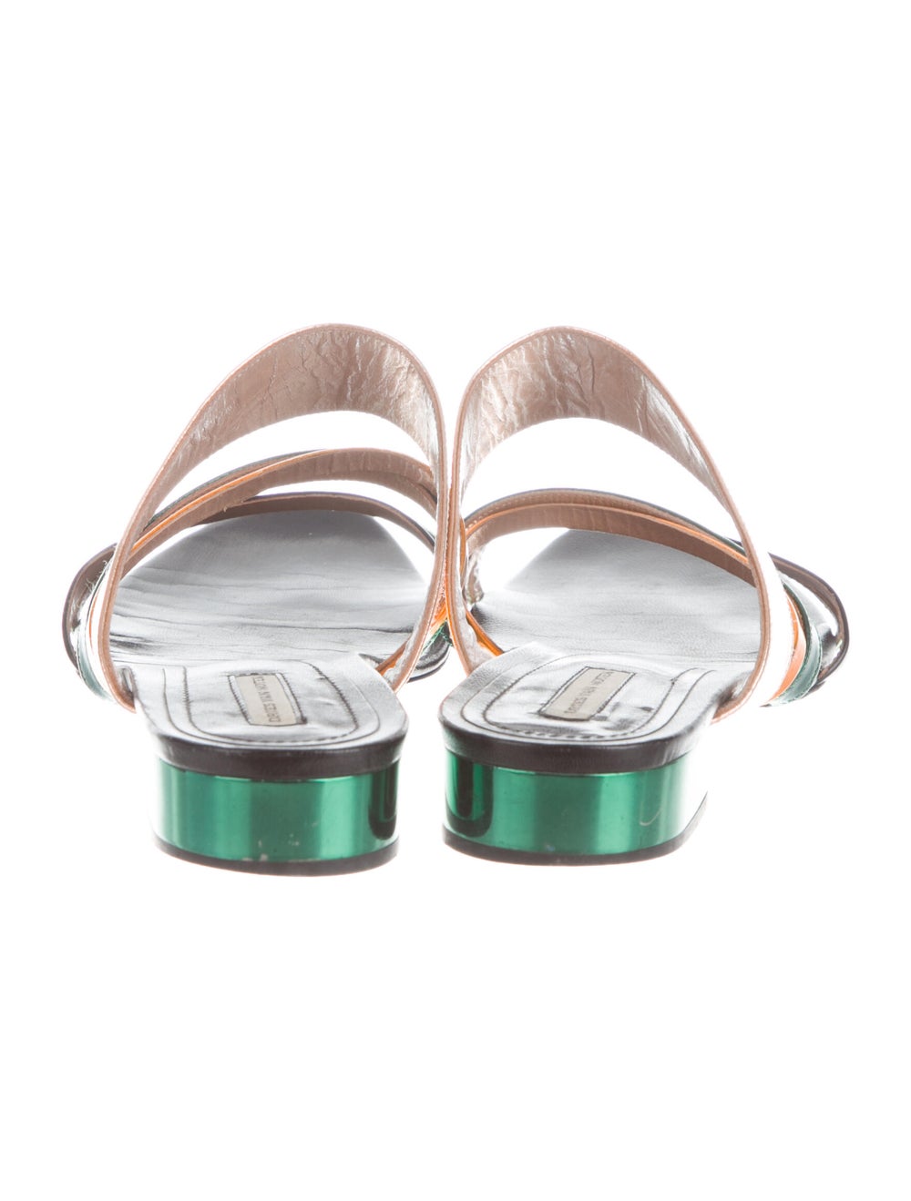 dries van noten gold sandals