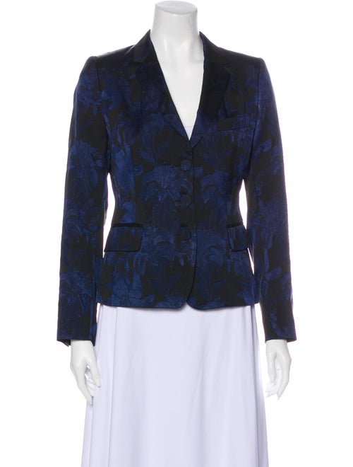 Dries Van Noten Floral Jacquard Floral Print Blaze