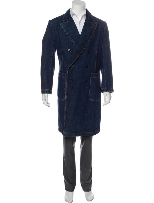 Dries Van Noten Coat Blue