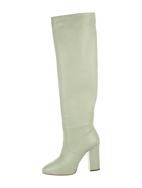 Dries Van Noten 2019 Leather Boots Green