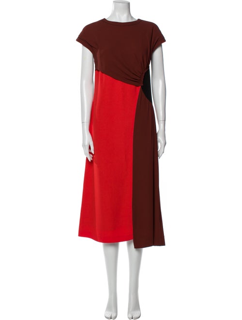 Dries Van Noten Colorblock Pattern Midi Length Dre