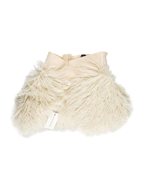 Dries Van Noten Faux Fur Collar
