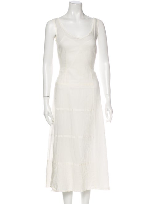 Dries Van Noten Scoop Neck Long Dress