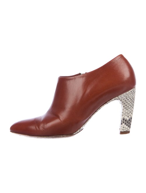 Dries Van Noten Leather Boots Brown
