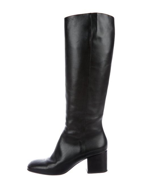 Dries Van Noten Calf Leather Boots Black