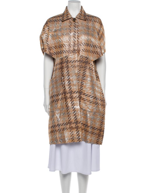 Dries Van Noten Printed Vest Brown