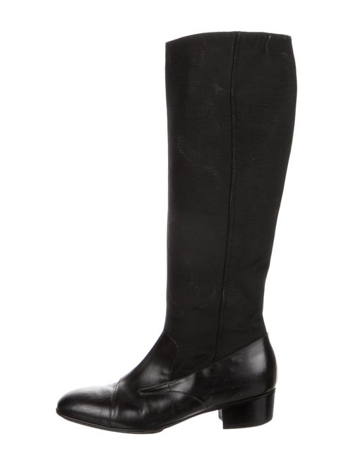 Dries Van Noten Riding Boots Black