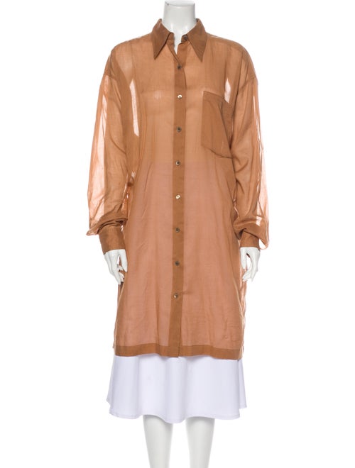 Dries Van Noten Knee-Length Dress Brown