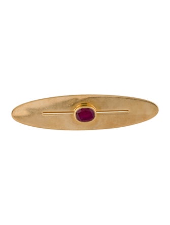 Dinh Van 18K 1.36ct Ruby Pin