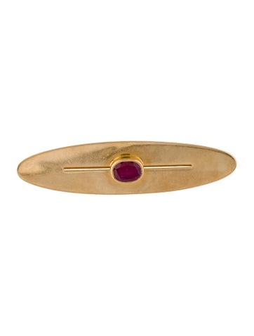 Dinh Van Pin 18K 1.36ct Ruby