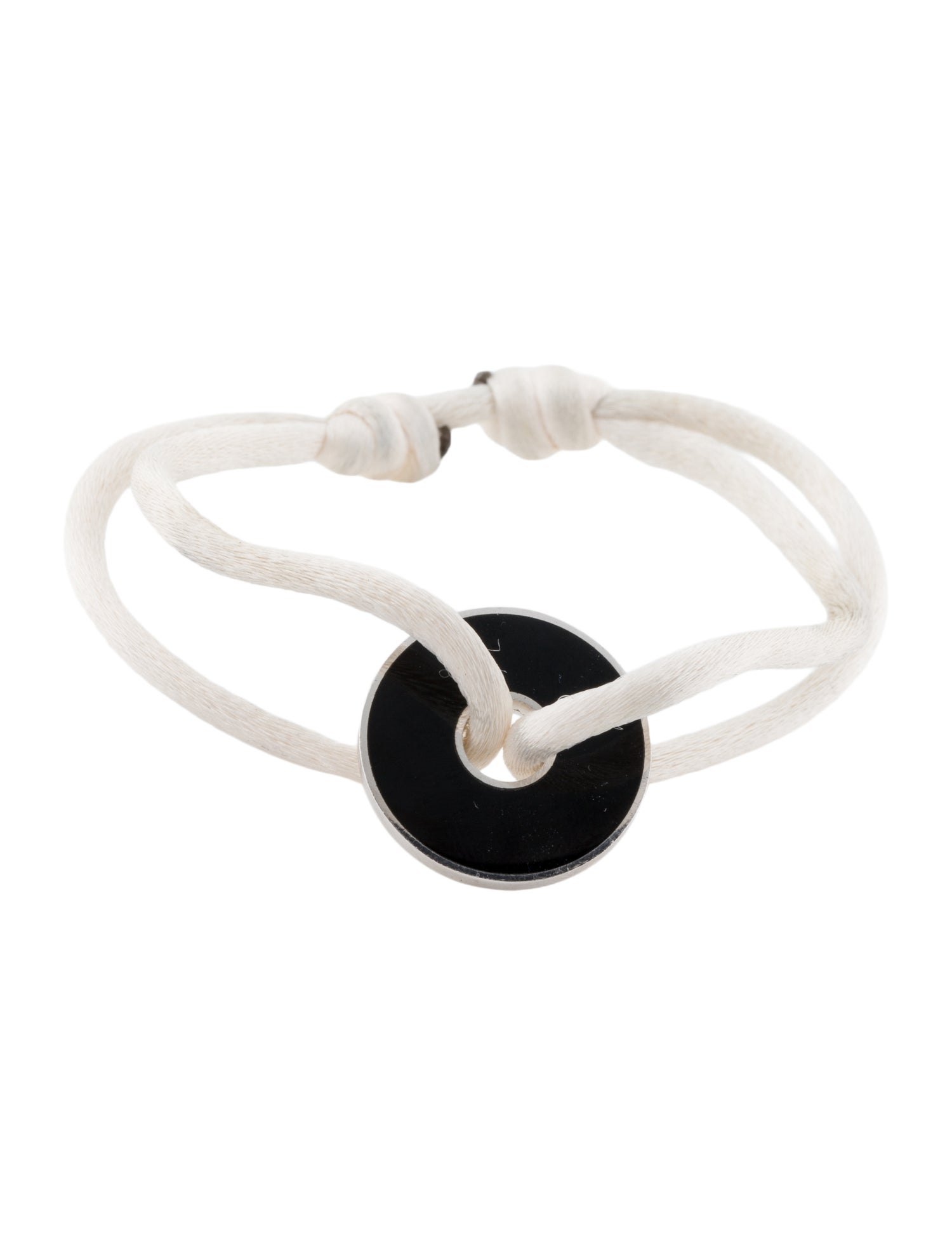 Dinh Van Onyx 'Pi' Cord Bracelet