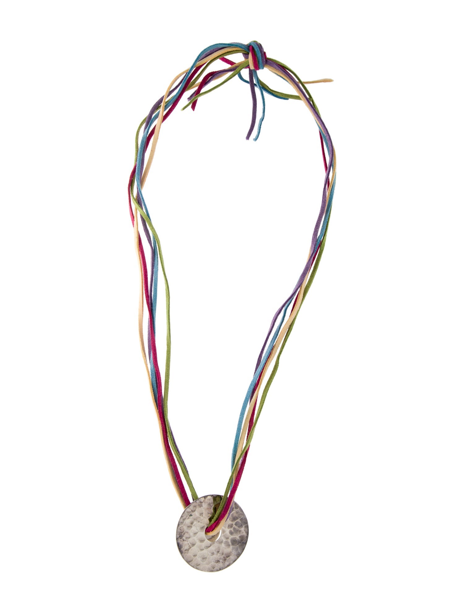 Dinh Van Round Disc Pendant Necklace