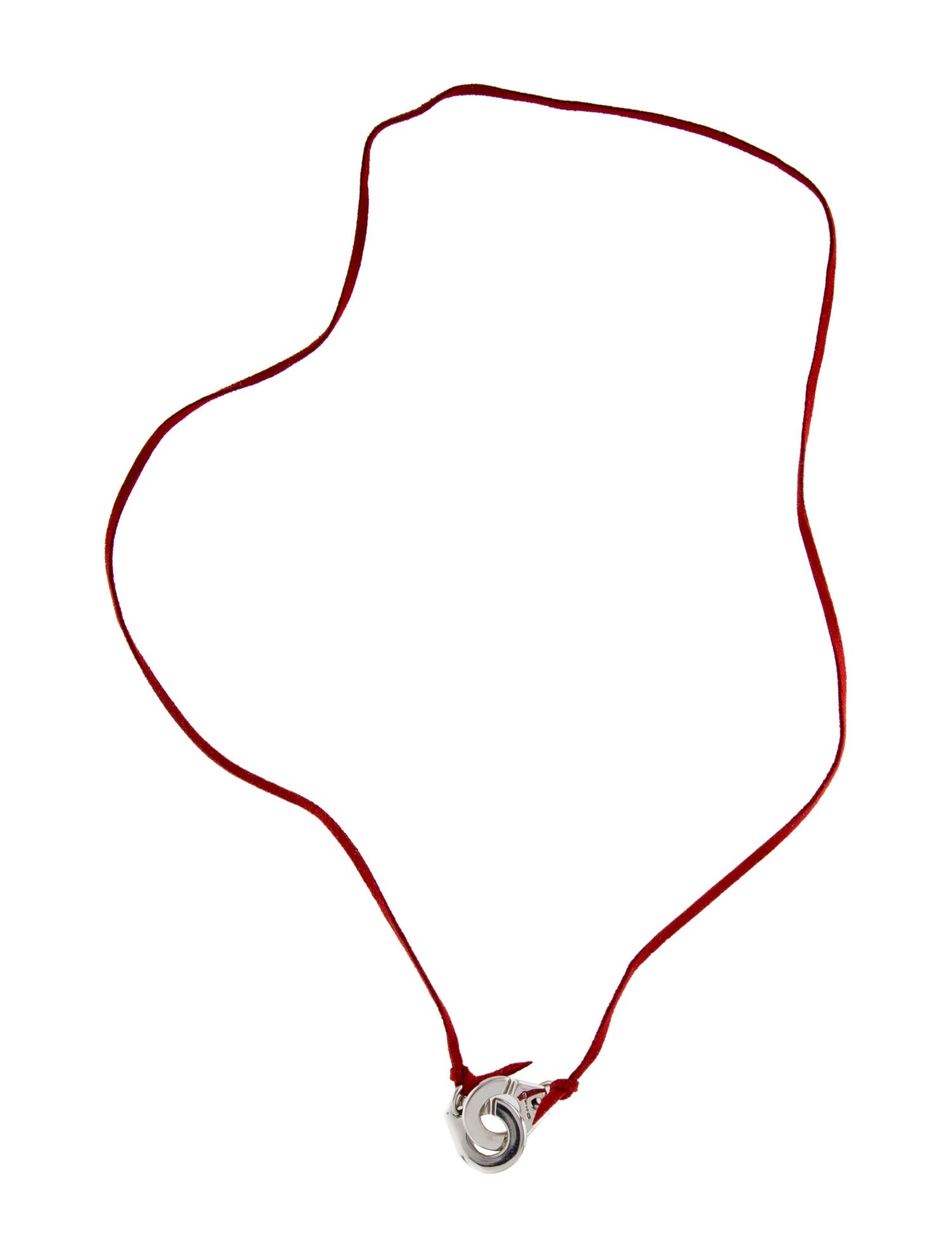 Dinh Van Menottes Pendant Necklace w/ Interchangeable Cord