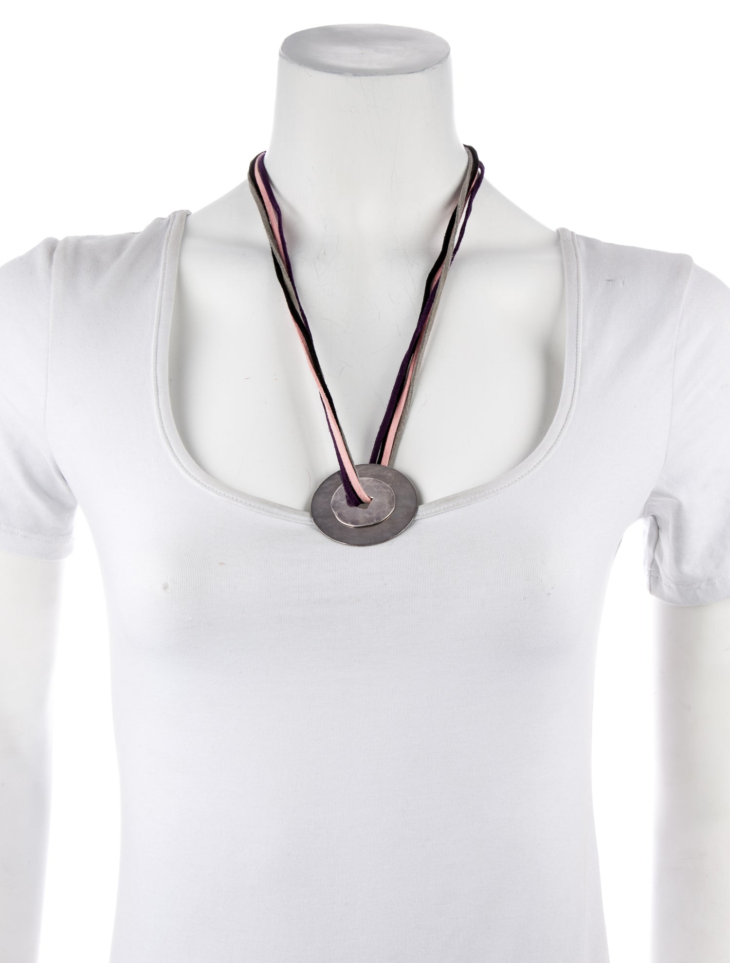 Dinh Van Round Disc Pendant Necklace