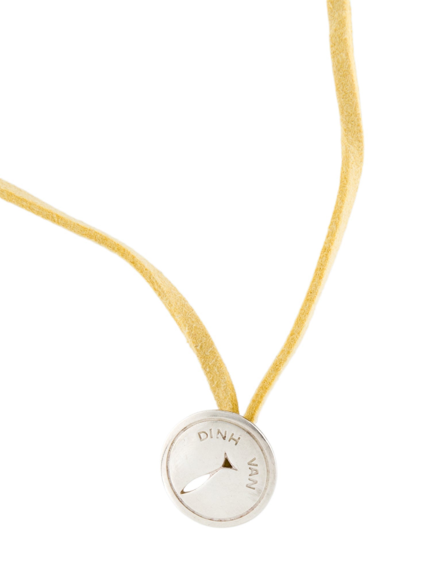 Dinh Van Disk Cord Necklace