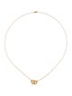 Dinh Van 18K Menottes Small Handcuff Chain Pendant Necklace
