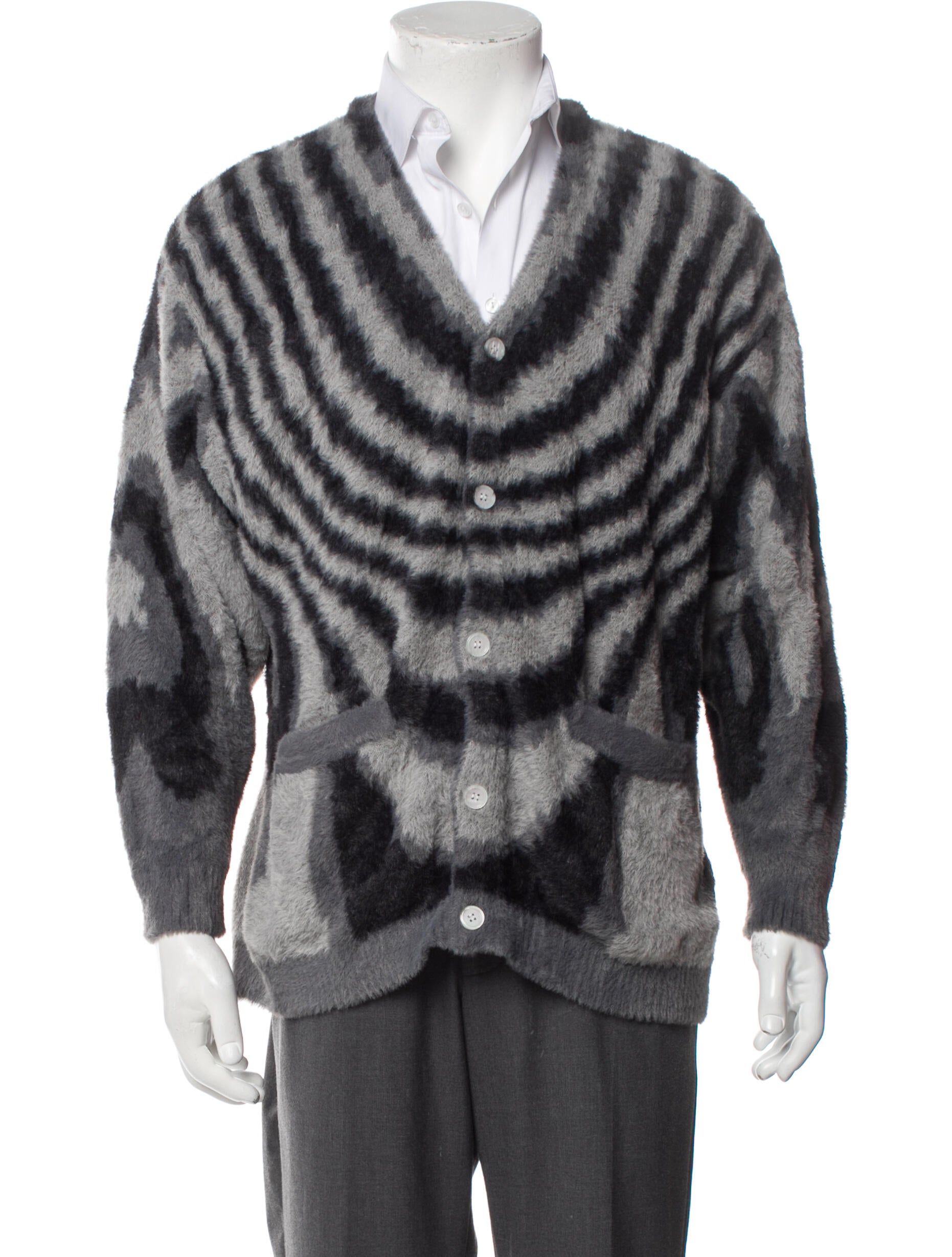 Drake's Virgin Wool Animal Print Blazer