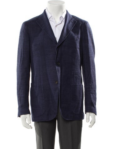 Drake's Suiting Silk Blazer S
