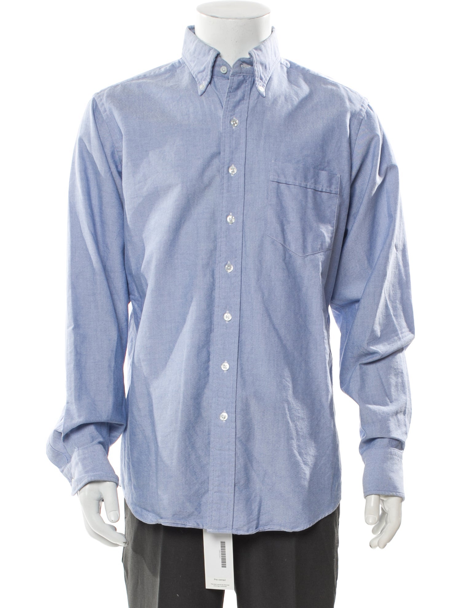 Drake's Long Sleeve Dress Shirt