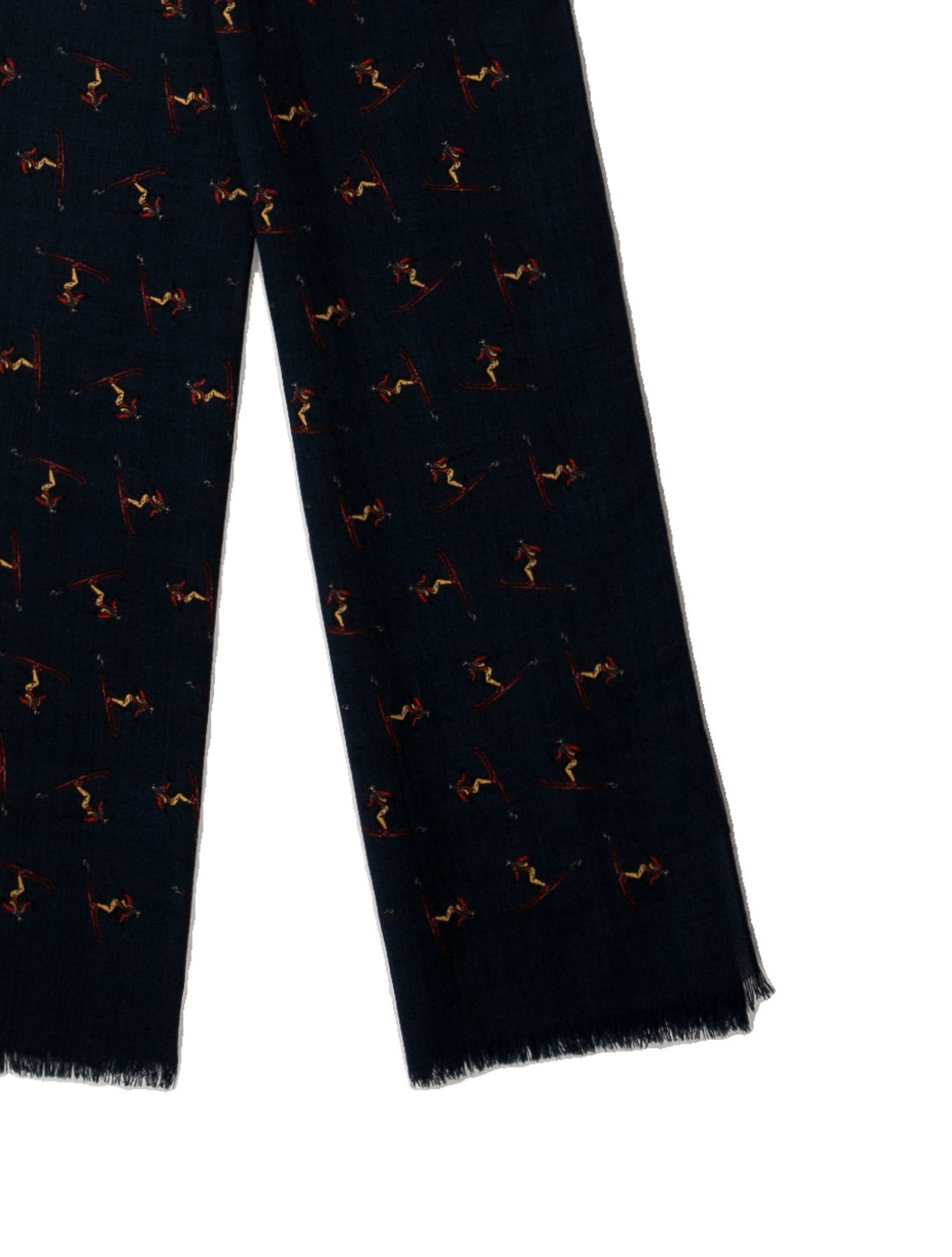 Drake's Wool Printed Scarf