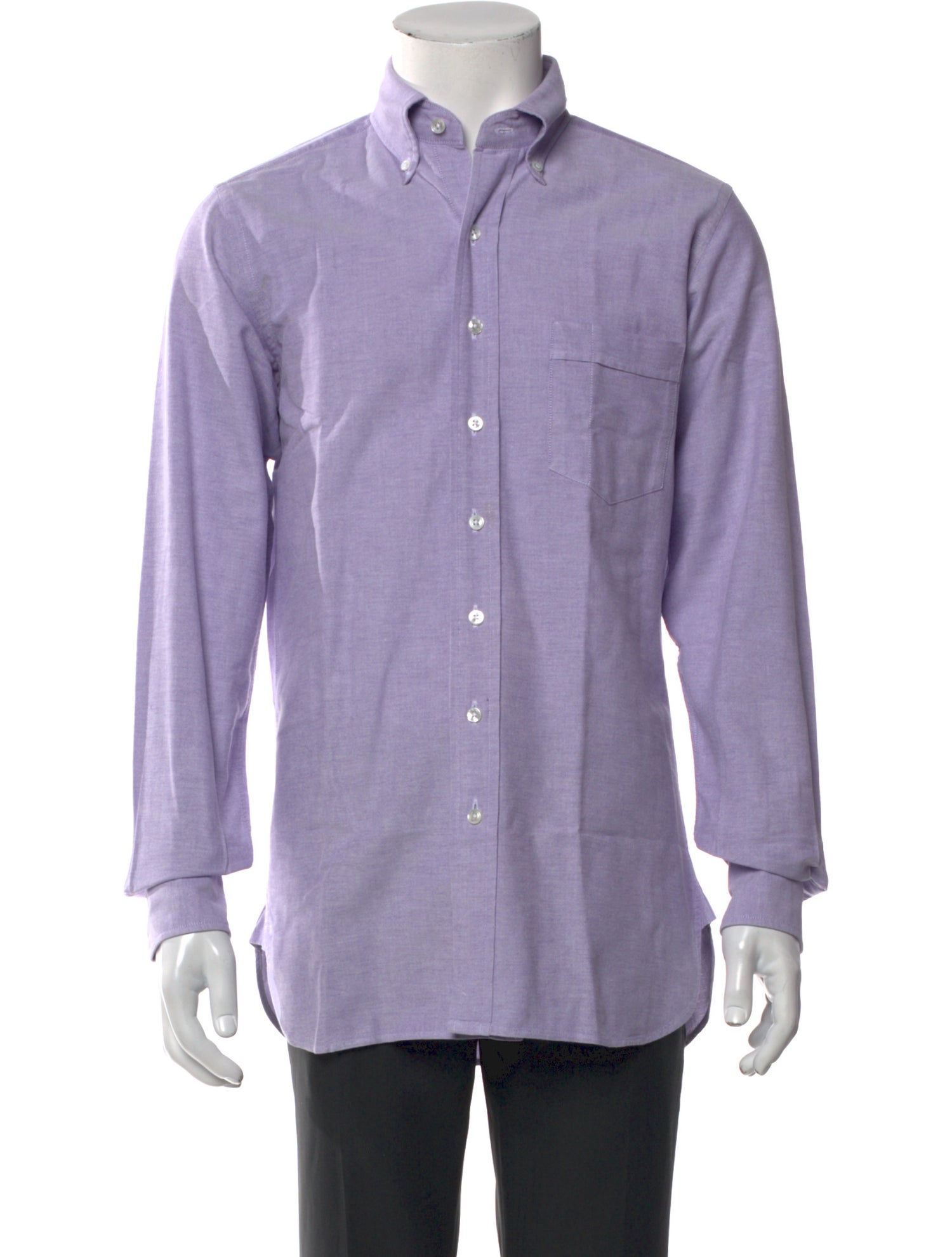 Drake's Long Sleeve Dress Shirt