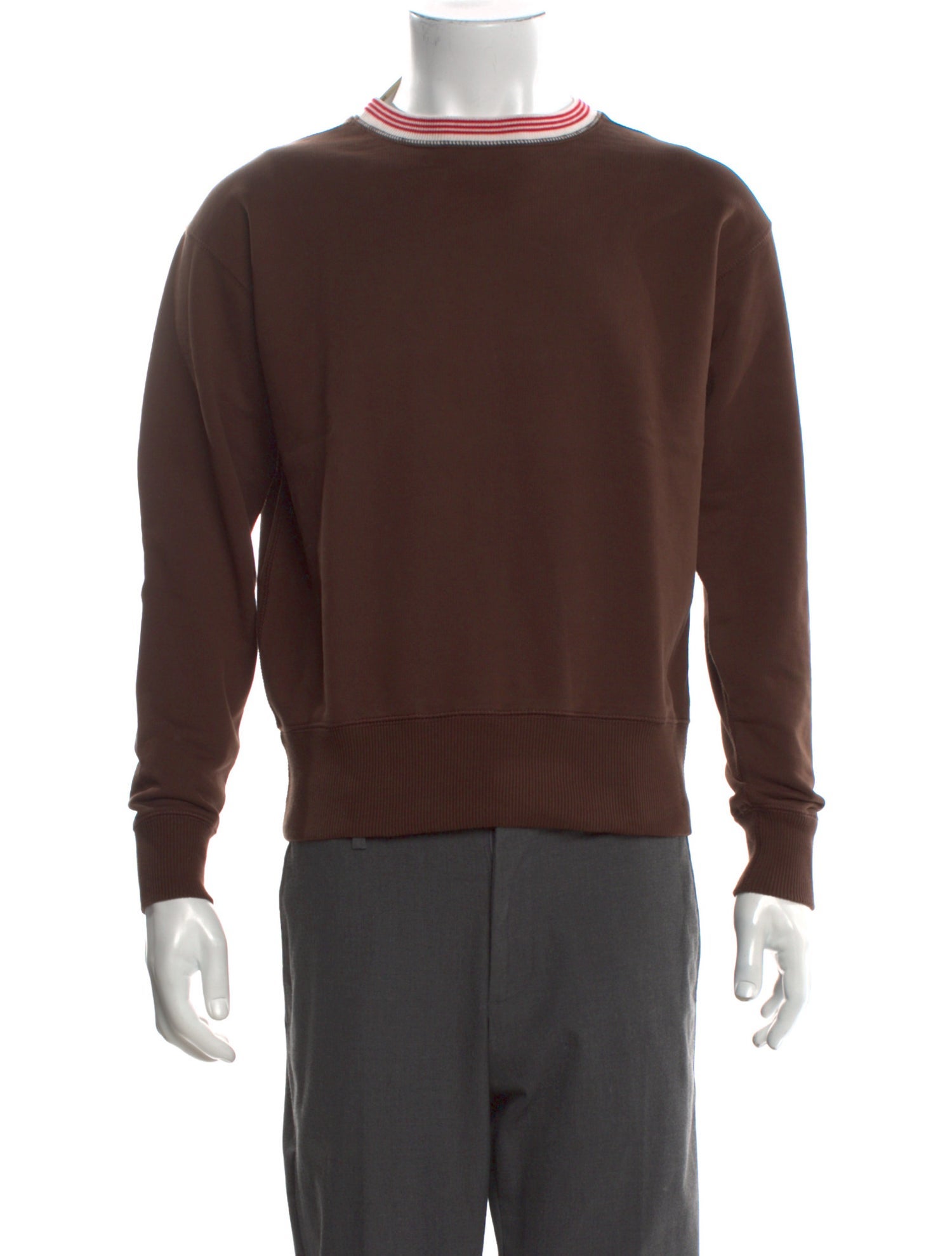 Drake's Graphic Print Crew Neck Pullover