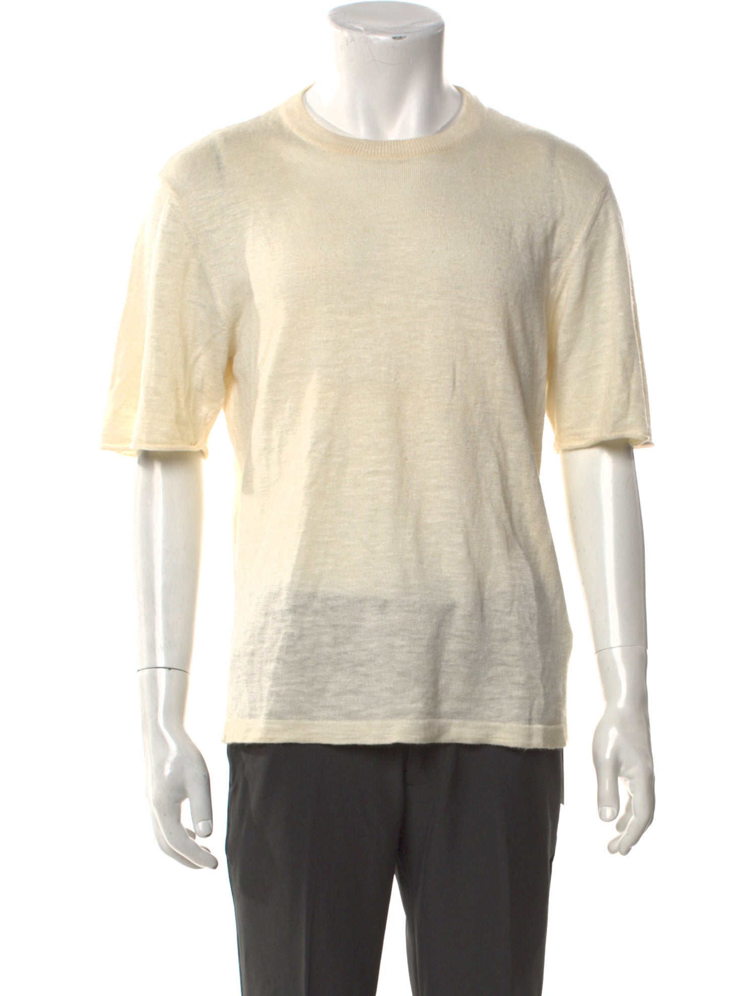 Drake's Silk Crew Neck T-Shirt